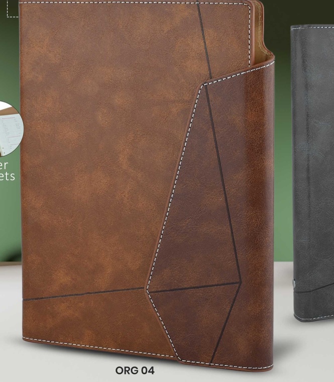 Thermal PU Leather Organizer with Inner Pockets