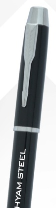 Black Silver Clip Metal Ball Pen
