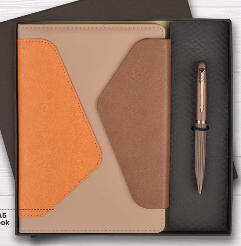 CGS 44 A5 Notebook & Metal Pen Gift Set