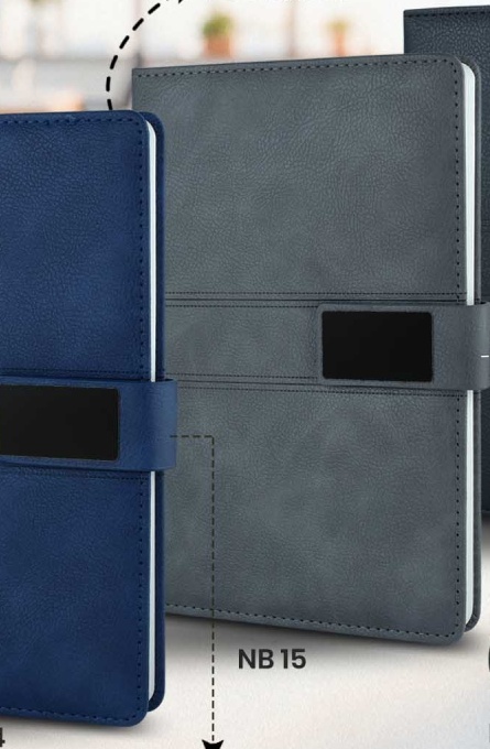 A5 Thermal PU Leather Notebook with Magnetic Closure