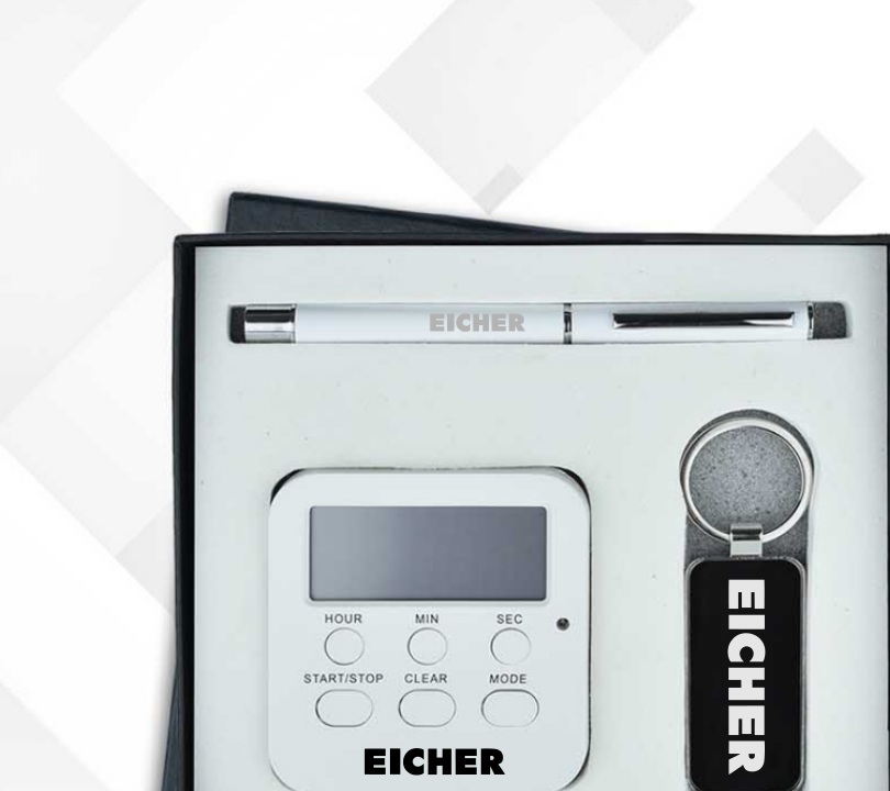 CGS 24 Digital Clock, Keychain & Pen Gift Set