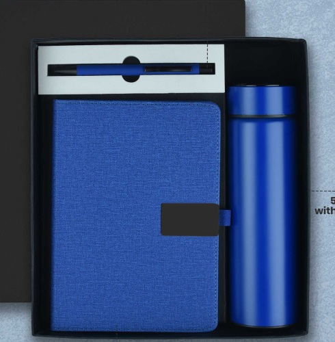 CGS 65 A5 Notebook & 500ml Temperature Display Flask Gift Set