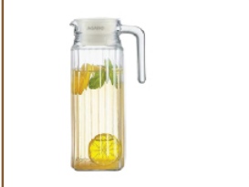 AGARO Elegant Glass Jug 1.1Ltr (Item No. 34125)