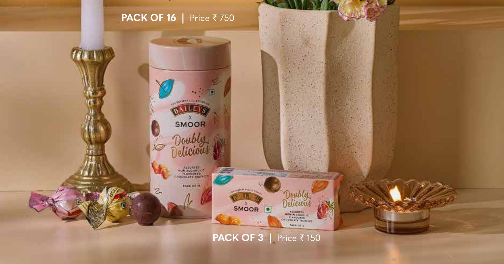 Baileys X SMOOR Truffles - Pack of 16