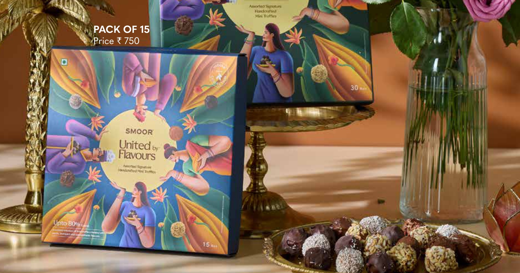 SMOOR Assorted Handcrafted Mini Truffles - Pack of 30