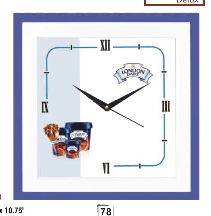 Right Delux Wall Clock Model 78