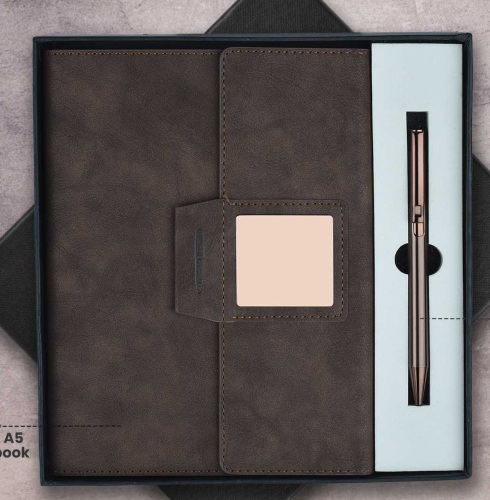 CGS 42 A5 Notebook & Metal Pen Gift Set