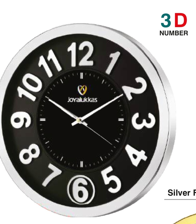 Right Delux 3D Number Wall Clock Model 65