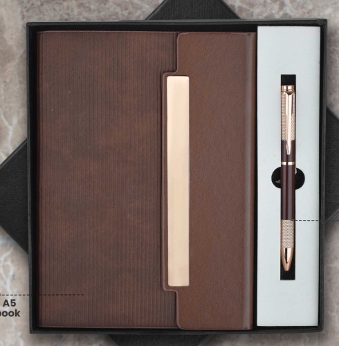 CGS 39 A5 Notebook & Metal Pen Gift Set