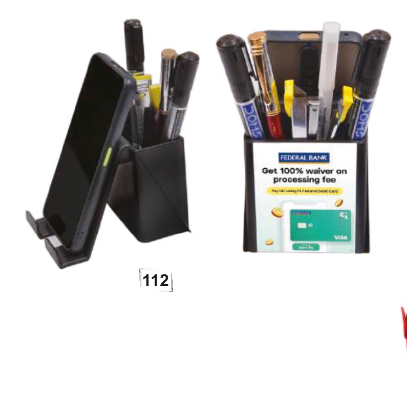 Right Delux Pen Stand With Mobile Holder Model 112