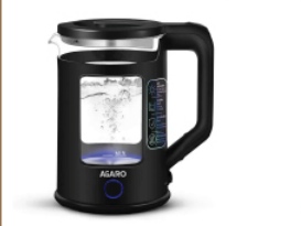 AGARO Galaxy Glass Kettle 1.5L (Item No. 33956)