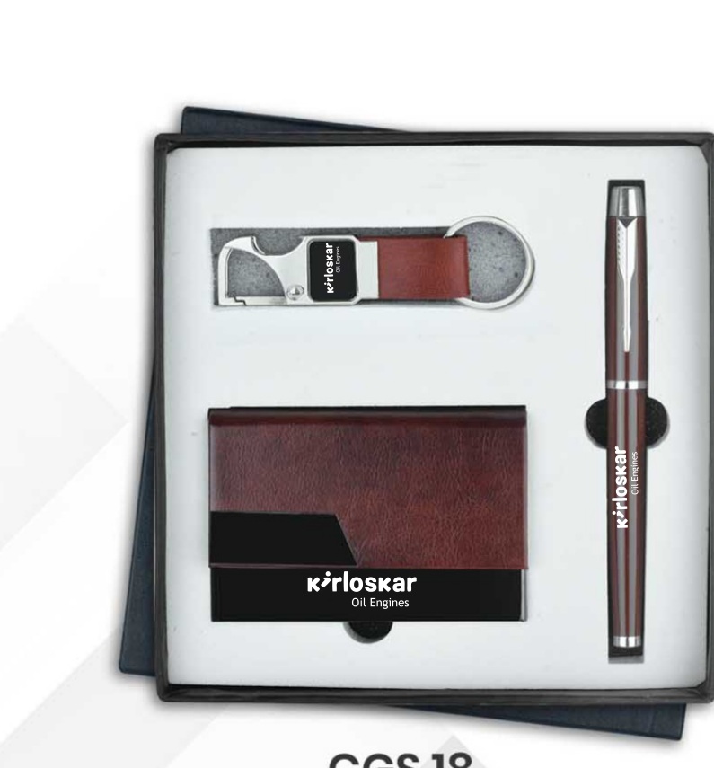 CGS 18 Card Holder, Keychain & Pen Gift Set