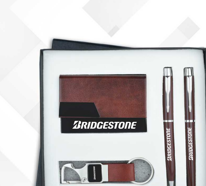 CGS 20 Card Holder, Keychain & Two-Pen Gift Set