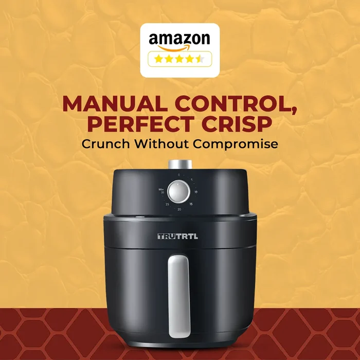 truTRTL Smart Manual Air fryer
