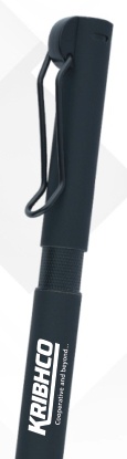 Black Loop Clip Metal Ball Pen