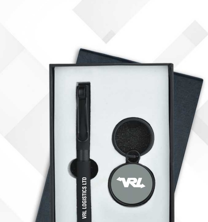 CGS 04 Pen & Round Keychain Gift Set
