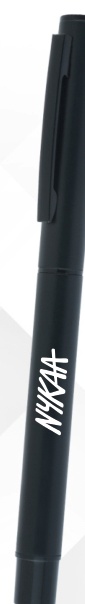 Black Minimal Metal Ball Pen
