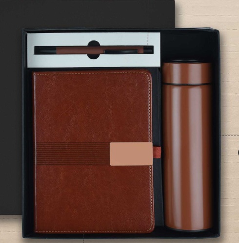CGS 66 A5 Notebook & 500ml Flask Gift Set