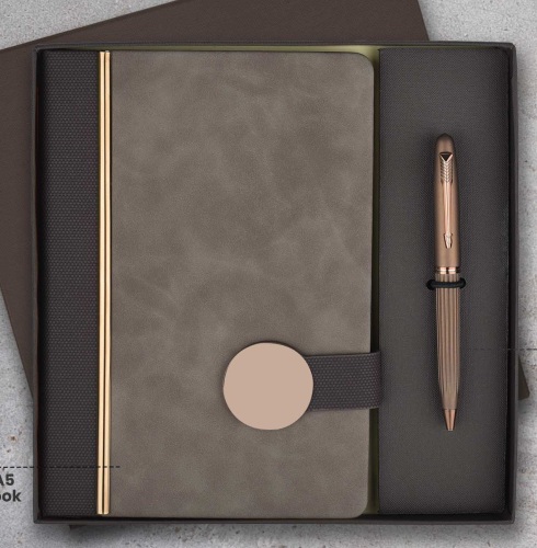 CGS 45 A5 Notebook & Metal Pen Gift Set