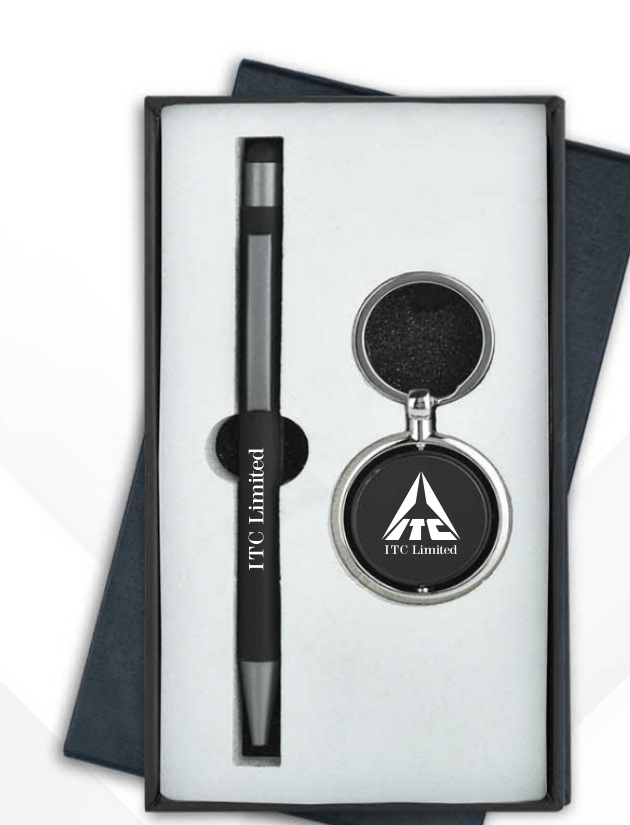 CGS 05 Pen & Round Keychain Gift Set