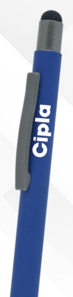 Blue Matte Metal Ball Pen