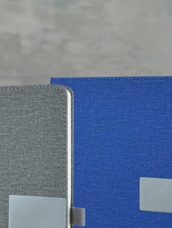 A5 Thermal PU Fabric Notebook