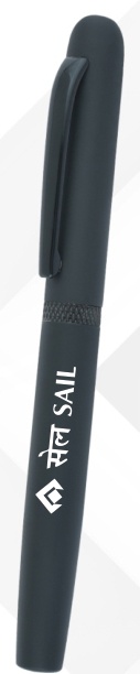 Black Soft Grip Metal Ball Pen