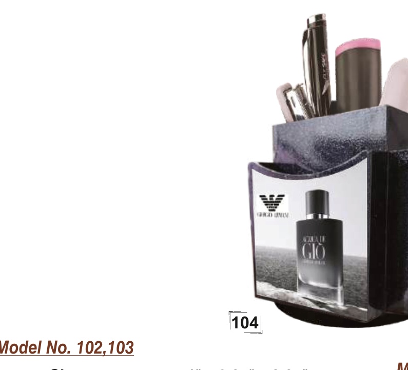 Right Delux Revolving Pen Stand Model 104