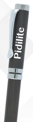 Grey Silver Accent Metal Ball Pen