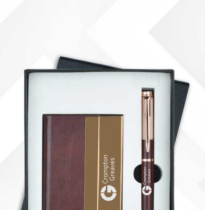 CGS 15 Notebook, Card Holder & Pen Gift Set