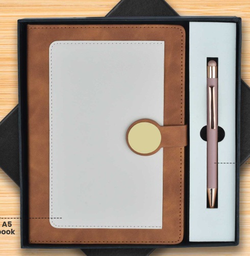 CGS 40 A5 Notebook & Metal Pen Gift Set