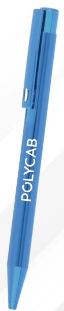 Blue Metallic Ball Pen